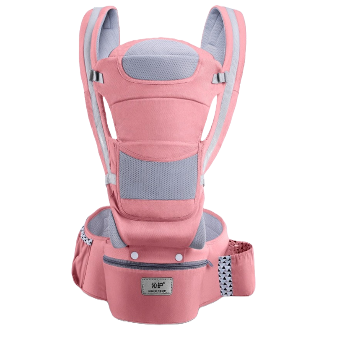 Canguro - Portabebés ergonómico y confort con asiento y 9 posiciones en 1